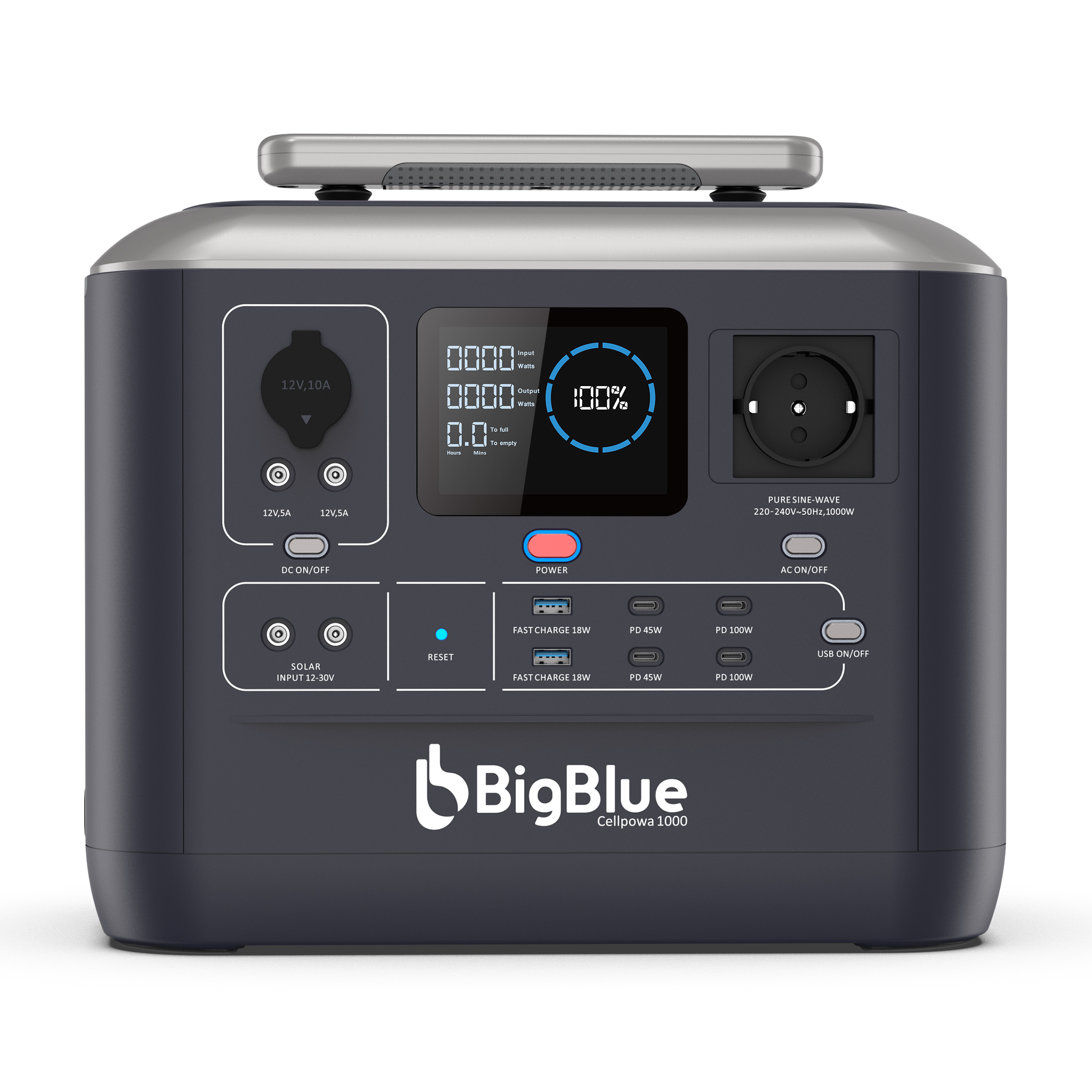 Зарядна станцiя BigBlue CellPowa CP1000 UA / 1000 Вт / 1075 Вт/ч / LiFePO4